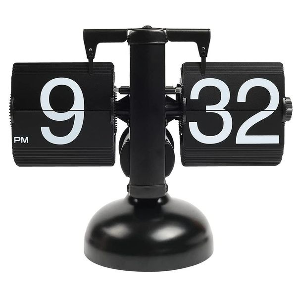 ساعت رومیزی مدل ورقه ای Flip Clock مشکی