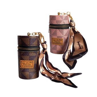 کیف هندزفری مدل استوانه ای مجموعه دو عددی