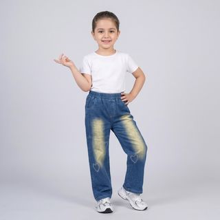 شلوار نیم‌بگ دخترانه مدل نگینی