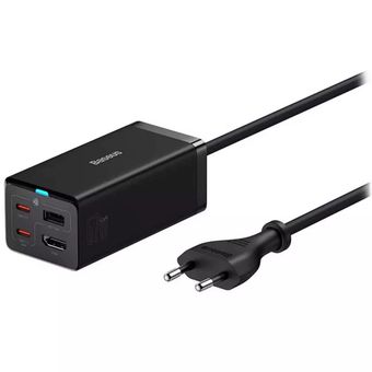 هاب USB-C و شارژر رومیزی 67 وات بیسوس مدل CCGAN67-HDE - CCGP110201