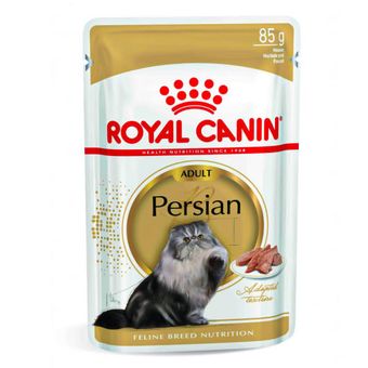 پوچ گربه رویال کنین مدل persian ادالت وزن 85 گرم