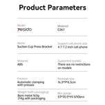 پایه نگهدارنده گوشی موبایل یسیدو مدل C267 با گارانتی شرکتی