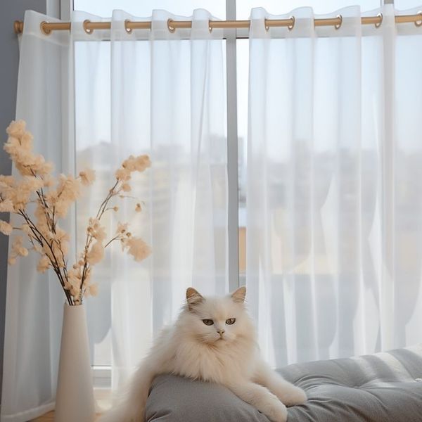 پرده تیکو دکو مدل حریر کلاسیک سایز 300x270 سانتی متر