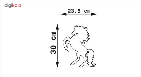 آیینه پلکسی پرشین استیکر طرح اسب