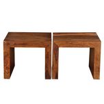 میز پذیرایی مدل چوبی مارگارت مجموعه سه عددی