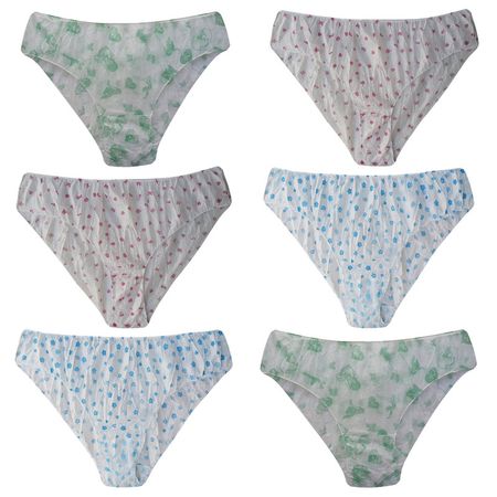 شورت یکبار مصرف زنانه کد 06 مجموعه 6 عددی