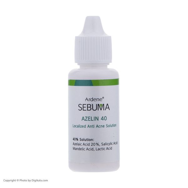 محلول ضد جوش آردن سبوما مدل azelin حجم 30 میلی لیتر
