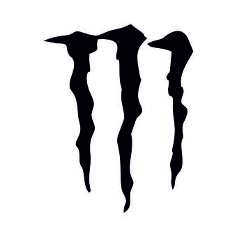 برچسب بدنه خودرو طرح پنجه هیولا کد 1310