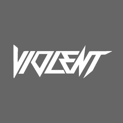 برچسب شیشه خودرو طرح VIOLENT کد Sv001S