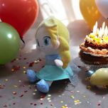 عروسک مدل دختر مو بلند ارتفاع 34 سانتی متر