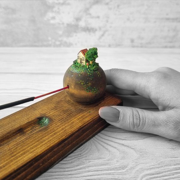 جاعودی چوبی مدل کلبه