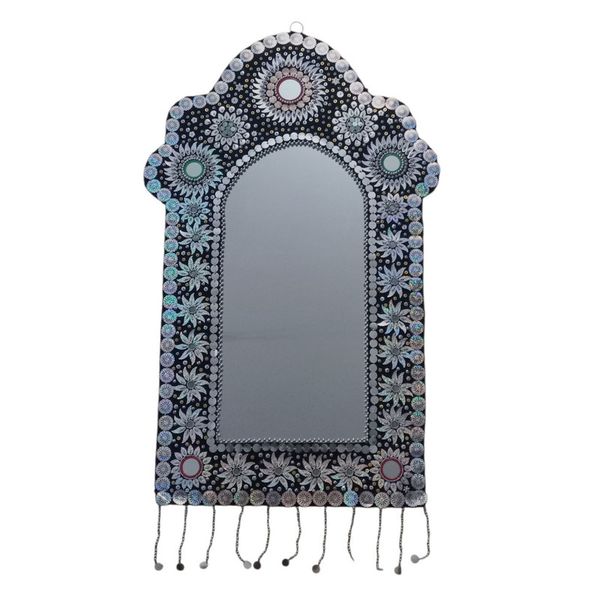 آینه دست ساز طرح سکه دوزی بلوچستان