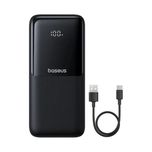 پاوربانک 22 وات بیسوس مدل LIPOW Dual ظرفیت 20000 میلی‌آمپرساعت به همراه کابل USB-C و لایتنینگ