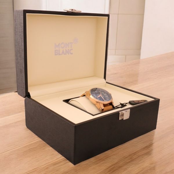 ساعت مچی عقربه‌ای مردانه کوارتز مون بلان مدل 9168 سری 1201