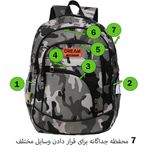 کوله پشتی پسرانه مدل ARMY 3 - 150008