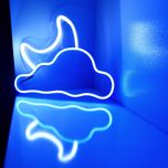 تابلو نئون فلکسی طرح ابر و ماه مدل A1