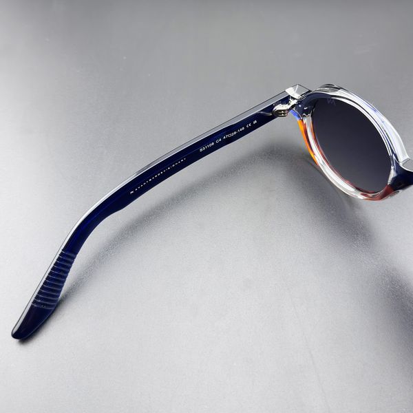 عینک آفتابی گرد پلاریزه آلبرت وگ مدل S31108C4 Acetate Avantgarde Visionary