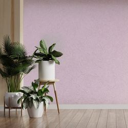 کاغذ دیواری ساده رنگ صورتی ملایم