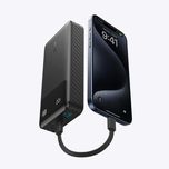 پاوربانک 30 وات انکر مدل A1384 ظرفیت 20000 میلی آمپر ساعت به همراه کابل USB-C