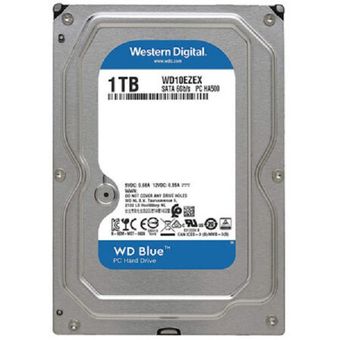 هارد دیسک اینترنال وسترن دیجیتال مدل WD BLUE WD10EZEX-00BBHA0 ظرفیت 1 ترابایت