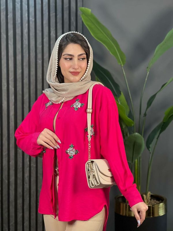 مانتو سنگدوزی سوین کد 1697
