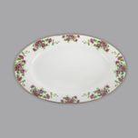 سرویس غذاخوری 28 پارچه 6 نفر چینی زرین ایران مدل ایتالیا اف بیدگل درجه عالی