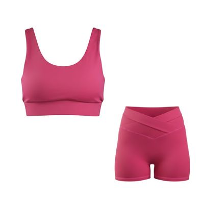 ست نیم‌تنه و شلوارک ورزشی زنانه مدل GS-M-235818
