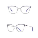 فریم عینک طبی گربه ای مدل JS8626C260-P81 مناسب برای صورت گرد و بیضی