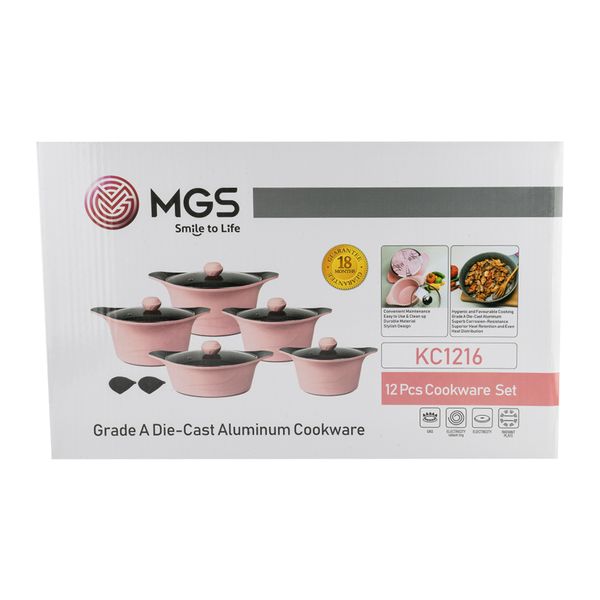  سرویس پخت و پز 12 پارچه ام جی اس مدل KC 1216 