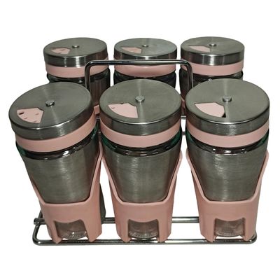 ست جای ادویه 7 پارچه کاپریس مدل پارادایس کد GSP6