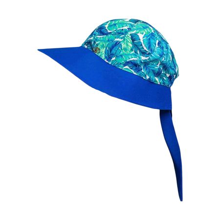 کلاه زنانه آفتابگیر مدل MDSS-CH1285 رنگ آبی