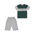 ست تی شرت و شلوارک پسرانه مدل MDSS-CH0656