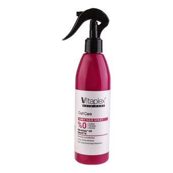 اسپری آبرسان ویتاپلکس مدل CURL CARE مناسب برای موهای فر حجم 300 میلی‌لیتر