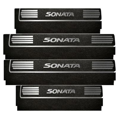  برچسب پارکابی خودرو مهدیار طرح چرم  کد pka1042 مناسب برای سوناتا بسته 4 عددی*954