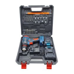مجموعه 28 عددی دریل پیچ گوشتی شارژی صنعتی باس مدل 88VB کد 088