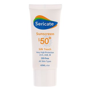 کرم ضد آفتاب بدون رنگ صورت سری کیت SPF50 مدل Silk Touch مناسب برای انواع پوست‌ حجم 40 میلی‌ لیتر*618