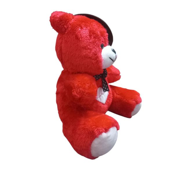 عروسک مدل خرس کلاهدار ارتفاع 20 سانتی متر