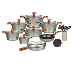 سرویس پخت و پز تیتانیومی 23پارچه کاندید مدل سزار