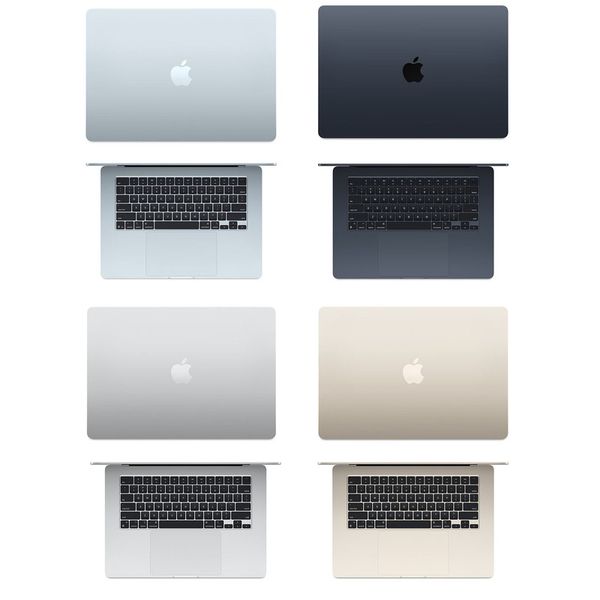 لپ تاپ 15.3 اینچی اپل مدل MacBook Air MW1L3 2025 LLA-M4-16GB Ram-256GB SSD