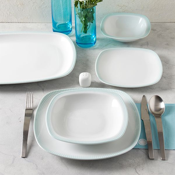 سرویس غذاخوری 27 پارچه 6 نفره چینی زرین ایران مدل Mon Belan