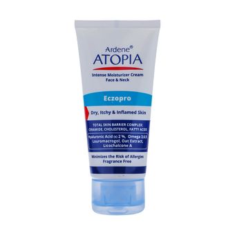 کرم مرطوب‌کننده قوی آردن آتوپیا، مدل ECZOPRO، مناسب پوست‌های خشک و حساس، با عصاره جو دوسر، حاوی هیالورونیک اسید 2 درصد، امگا 3،
