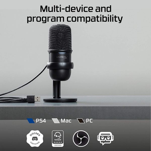 Microphone HyperX SoloCast Black