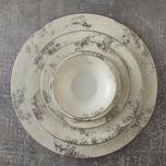 سرویس غذاخوری 35 پارچه چینی زرین ایران سری شهرزاد مدل کلودیا درجه عالی