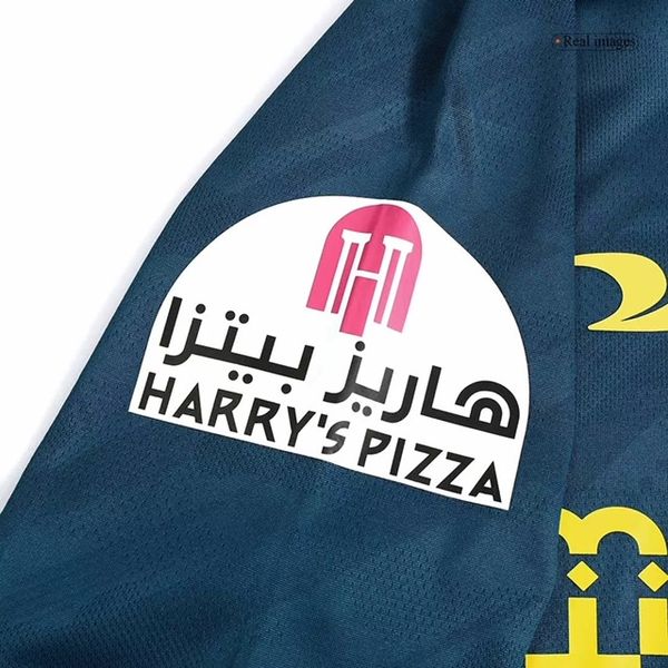 تی شرت  آستین کوتاه ورزشی مردانه مدل النصر عربستان پلیری کد Away 2023