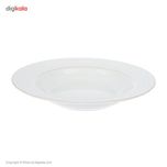 سرویس غذاخوری 28 پارچه 6 نفر چینی زرین ایران مدل Sepid Sadaf Top Grade