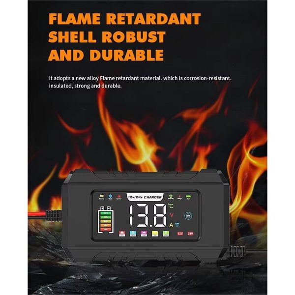 شارژر باتری خودرو برای باتری های تا 200 آمپر ساعت