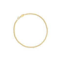 دستبند زنجیری طلا 18 عیار زنانه مریم اکرمی گلد گالری مدل کارتیه پراگ