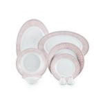 سرویس چینی 35 پارچه غذاخوری چینی زرین ایران طرح شهرزاد مدل ورونا درجه عالی