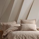 ست روتختی کاوری شش تکه گیپوردوزی شده نسکافه ای مدل Jasmin Bej برند Saheser ترکیه