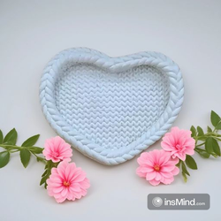 جاجواهری طرح قلب مدل حصیری